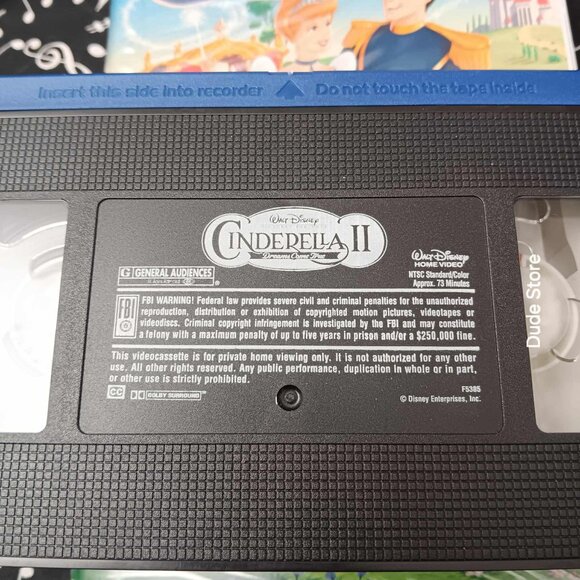 Cinderella II by Walt Disney - Animated Movie on 2002 VHS - Clamshell Case - Picture 4 of 5